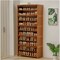 10-Tier Shoe Rack Cabinet Wooden Shelf Stand Storage Book Shelf Bamboo Organizer